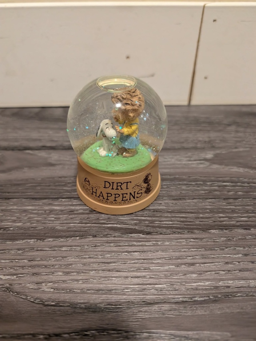 Hallmark Peanuts Pigpen Snowglobe